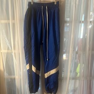 Daniel Patrick Los Angeles Blue and Black Men's Track Pants Men’s Smaller